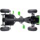 14. ENERO 18 PEDAL GO-KART BLACK AND GREEN