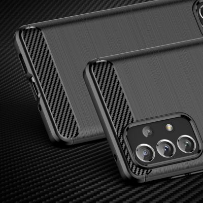2. Carbon Case Flexible TPU cover for Samsung Galaxy A73 black