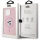 8. Karl Lagerfeld Silicone Karl&Choupette MagSafe Case for iPhone 14 Pro Max - Pink
