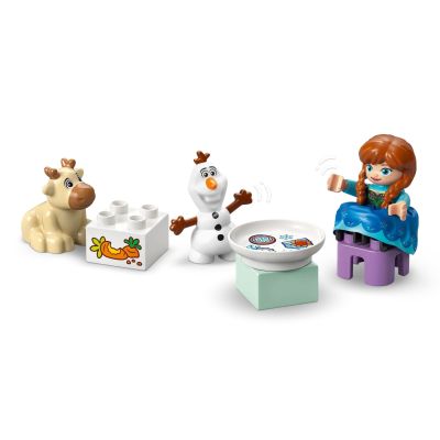 5. LEGO DUPLO 10455 ANNA AND ELSA'S FROZEN CASTLE PLEGO ARTY