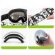 5. Qunature Panda Ski Goggles for Kids - Black/White