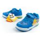 8. Leomil children's sports shoes Pokemon sneakers lightweight with velcro LED blue