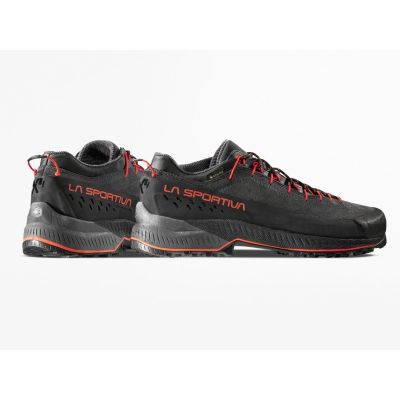 3. La Sportiva TX4 Evo GTX approach shoes - carbon/tomato