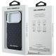 8. Karl Lagerfeld IML Rhinestones Allover and Electroplated Logo Case for iPhone 17 Pro / 18 Pro - Black