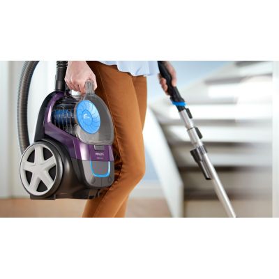 8. Philips FC9333/09 vacuum cleaner (650W; purple)