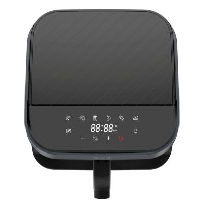 13. ELDOM FAT-FREE FRYER FR500 5.5 L 1200W GLASS CONTAINER, GRID, SILICONE PAD, 8 PROGRAMS, TEMPERATURE CONTROL.