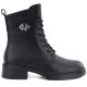2. Women's leather ankle boots, black, D&A S.Barski MK62-7014