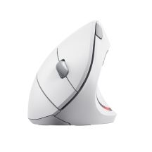 TRUST Verto Wireless Vertical Ergonomic Mouse, White