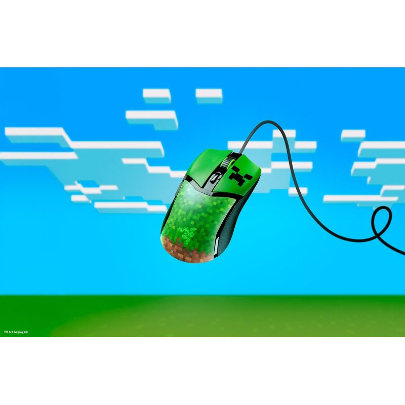 5. Razer Kobra Wired Gaming Mouse Minecraft Edition