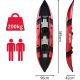 68. 2-PERSON KAYAK SET 385x96x42CM LAMINATED PVC 200KG ENERO