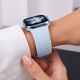 8. Tech-Protect Silicone strap for Apple Watch 40 / 41 / 42 mm - light blue