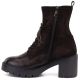 3. Women's Heeled Platform Ankle Boots in Chocolate Brown Vinceza 58665