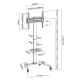 9. Floor mount for TV 32"-55"/35kg 1TFT 1Abl. Black