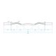8. Olympic bar 120cm with clamps lock jaw blac GOL160