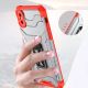 9. Crystal Ring Case Kickstand Tough Rugged Cover for iPhone XS Max red