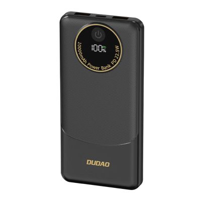 Dudao K12 Power Bank 10000mAh PD 22.5W USB-A USB-C – Black