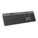 2. Logitech Signature Slim Solar+ K980 Keyboard Universal RF Wireless + Bluetooth QWERTY UK International Graphite