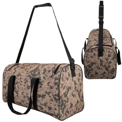 4. FITNESS/TRAVEL BAG A3032 BEIGE CAMO SEMI LINE