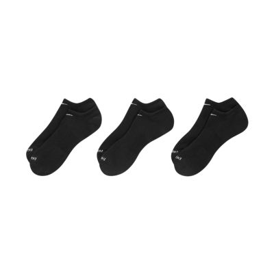 3. Nike Everyday Plus Cushioned Socks 3 Pairs Black SX6889 010
