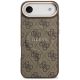 3. Guess 4G PU Classic Logo MagSafe Case for iPhone 17 Air - Brown