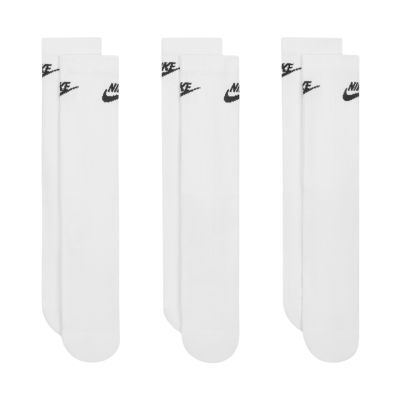 5. Nike Everyday Elevated Socks 3 Pairs White IH8522 901