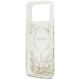 7. Guess Resin Bottom Glitter MagSafe Case for iPhone 18 Pro Max / 17 Pro Max - Gold