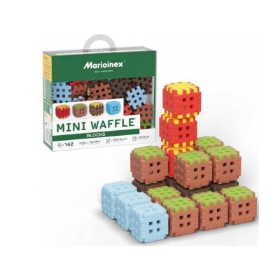 4. Marioinex Mini Waffle building blocks, 142 pieces