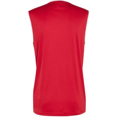 3. adidas Entrada 26 Sleeveless Jersey Men's T-Shirt Red KB3932