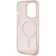 7. Guess GUHMP14LHCMCGP iPhone 14 Pro 6.1" pink/pink hardcase Glitter Gold MagSafe