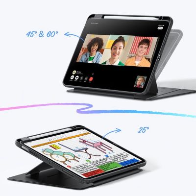 3. ESR Flip Hybrid Case for iPad 10.9" 2020-2022 (4th / 5th gen.) / 11" 2024-2025 (6th / 7th gen.) - Black