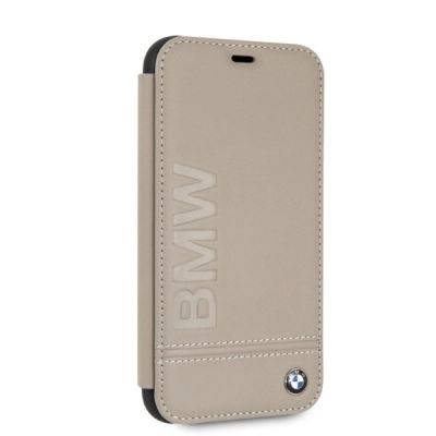 4. BMW Logo Imprint iPhone Xr Case - Beige