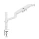 5. ERGO OFFICE MONITOR HOLDER / HANGER GAS SPRING, 17"-32", 1-10KG, MATTE WHITE, MAX. VESA 100X100 ER-691 W