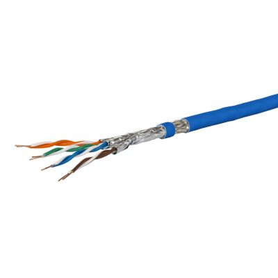 2. METZ CONNECT for laying Cat 7A S/FTP, MC GC1300 pro22, LSZH, blue 100m Ring