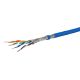 2. METZ CONNECT for laying Cat 7A S/FTP, MC GC1300 pro22, LSZH, blue 100m Ring