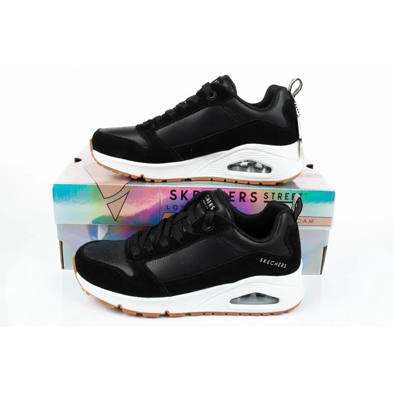 21. Skechers Uno-Solid Air W 155132/BLK shoes