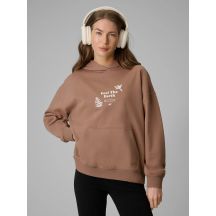 Women's loose sweatshirt with hood 4F 4FRSS26TSWSF2836-83S