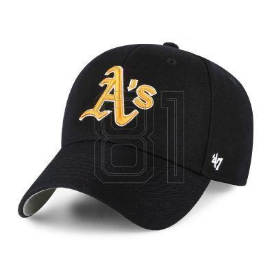 47 Brand Oakland Athletics Raised B-MVP18WBV-BKG Cap