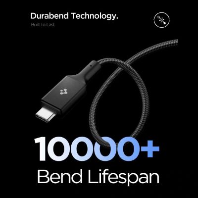 4. Spigen Essential EB24015CC USB-C / USB-C 240W 150cm Cable - Black