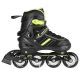 2. NILS EXTREME NH18191 2IN1 ROLLER SKATES BLACK-LIME SIZE M (34-38) WITH REPLACEABLE HOCKEY BLADE