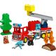 3. LEGO DUPLO TOWN 10473 Fire Truck with Hose and Fireman