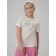 Girls' regular printed T-shirt 4F 4FJRSS26TTSHF3455-11S