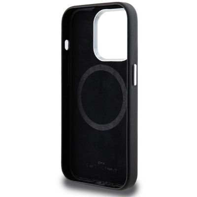 7. BMW Signature Wrapped Metal MagSafe case for iPhone 14 Pro Max - black
