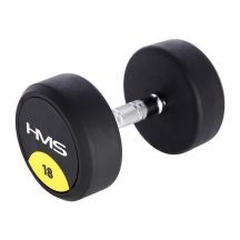 Rubber-coated dumbbell 18kg HMS HG PRO 18