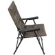 5. FOLDING GARDEN CHAIR 59X66X45/90CM WITH CUSHION GREY