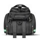 8. Rockbros A6-03BK bicycle bag for trunk 35 l with fold-out pockets - black