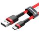 3. Baseus Cafule USB-A / USB-C QC 3.0 3A Cable 1 m - Red