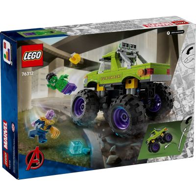2. LEGO MARVEL 76312 Hulk vs. Thanos Monster Truck