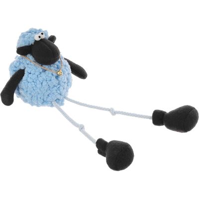 5. SITTING LAMB BLUE 10+25CM SPRING DECORATION