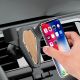 5. Gravity smartphone car holder, silver (YC07)