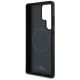 7. BMW Leather Half Textured MagSafe Case for Samsung Galaxy S25 Ultra - Black